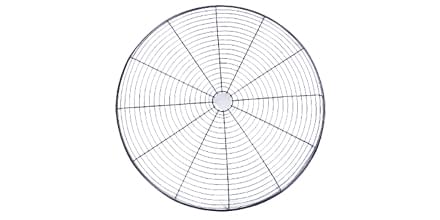 metal axial flow fan blade